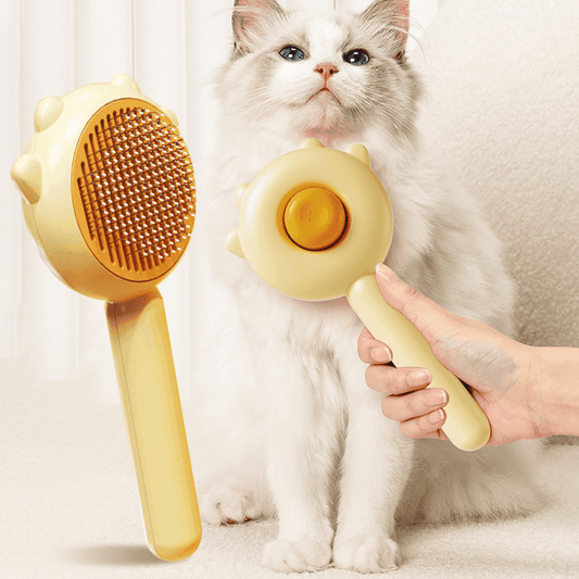 Pet Hair Removal and Massaging Brush - Arthur's Paws